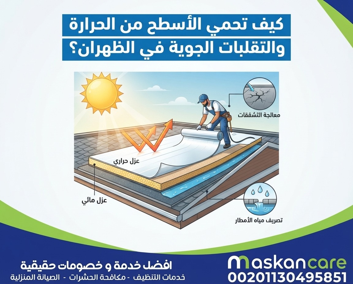 كيف تحمي الأسطح من الحرارة والتقلبات الجوية في الظهران؟
